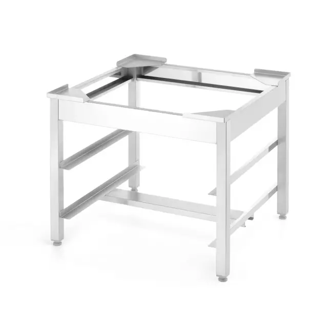 HENDI Onderstel voor vaatwasser – roestvast staal – verstelbare voeten – 570x560x500 mm