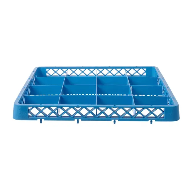 HENDI Vaatwaskorf verhoger – 16 vakken – 112x112 mm – 500x500x45 mm – PP kunststof