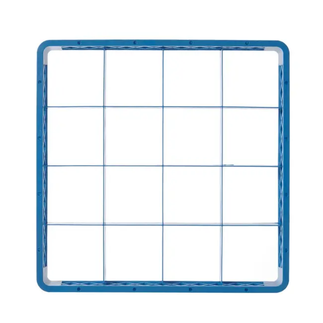 HENDI Vaatwaskorf verhoger – 16 vakken – 112x112 mm – 500x500x45 mm – PP kunststof