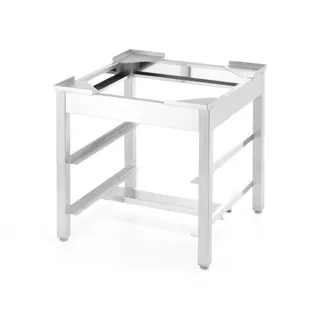 HENDI Onderstel voor glazenspoelmachine – roestvast staal – verstelbare poten – 470x500x500 mm