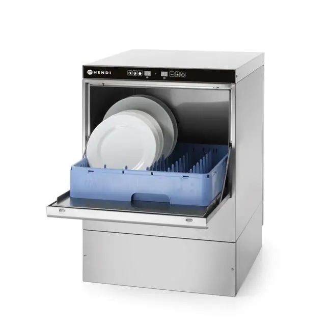 HENDI Vaatwasser – elektronische bediening – roestvrij staal – 50x50 cm – 230V/3600W