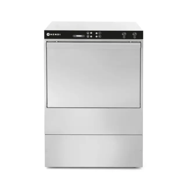 HENDI Vaatwasser – elektronische bediening – dubbelwandige deur – 645x576x837 mm – 400V/6600W