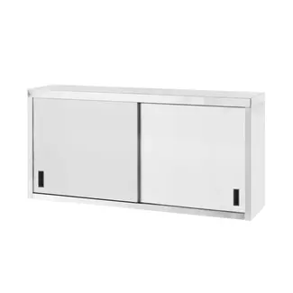 HENDI Hangkast met schuifdeuren – gelast roestvast staal – 1200x400x600 mm – Profi Line