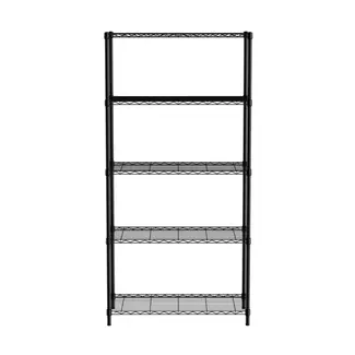 HENDI Opbergrek met 5 verstelbare schappen – Chroom – 910x455x1830 mm