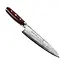 Yaxell Super Gou Messenset – 6-delig – Bamboe Magneetstrip met 5 Messen – 161 Lagen Damaststaal – SG2 Staal – 63 HRC – Canvas-Micarta Heft