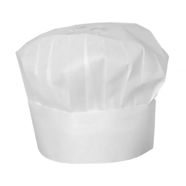 HENDI Koksmutsen – non-woven PP – geperforeerde kroon – wit – 10 stuks