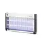 HENDI Elektrische insectenverdelger – 150 m² dekking – 230V/45W – UV-A lampen – Aluminium/ABS