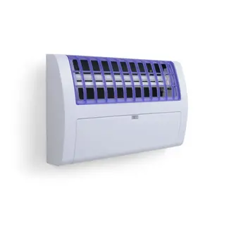 HENDI Insectenverdelger met kleefplaat – 120 m² – UV-A lamp 36W – Vlamvertragend – Muurmontage