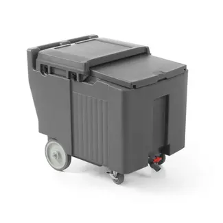 Hendi Geïsoleerde ijscontainer - 110L - robuust ontwerp - ergonomische handgreep - wielen voor ruw terrein