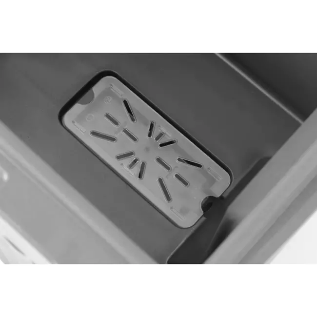 HENDI Geïsoleerde ijscontainer – 110L – robuust ontwerp – ergonomische handgreep – wielen voor ruw terrein