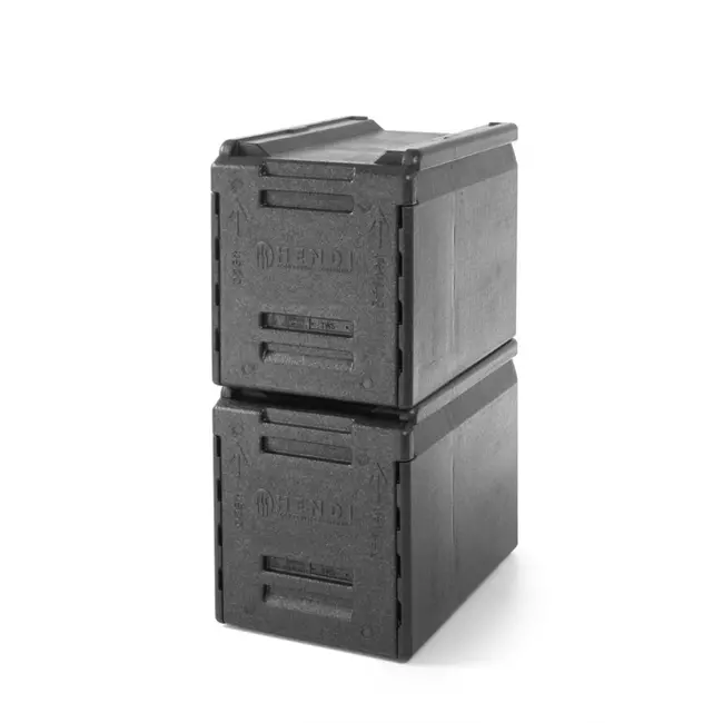 HENDI Thermo catering box – Profi Line – 66L – lichtgewicht en duurzaam – 600x400x490 mm