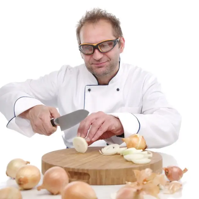 HENDI Uienbril – Beschermt Tegen Traanogen – Zwart – Comfortabel Design