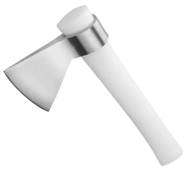 HENDI Vleesbijl – Roestvast staal – PE-handgreep – Vaatwasmachinebestendig – 250 mm – Wit