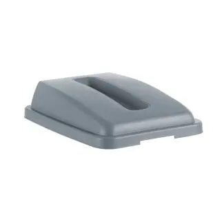 HENDI Deksel met opening voor 60L container – lichtgrijs – 660x470x30 mm