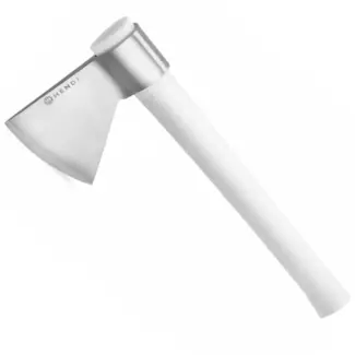 HENDI Vleesbijl – roestvast staal – vaatwasmachinebestendig – 450mm – wit