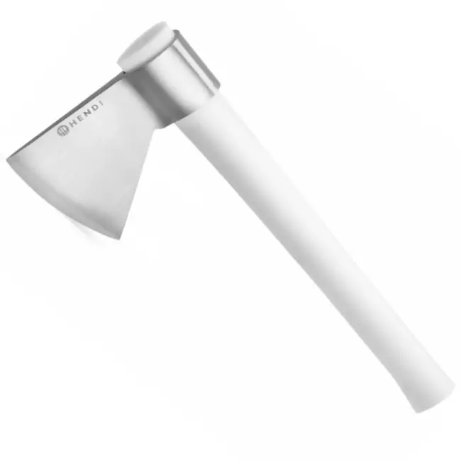 HENDI Vleesbijl – roestvast staal – vaatwasmachinebestendig – 450mm – wit