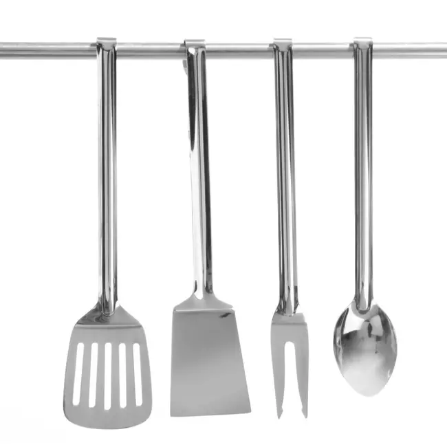 HENDI Naadloze bakspaan – roestvrij staal – vaatwasserbestendig – zwart – 370x70 mm