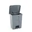 AmerBox Pedaalemmer – 87L – lichtgrijs – kunststof – 500x410x x(H)815mm