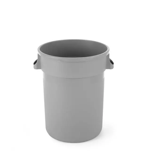 AmerBox Ronde afvalbak – 120L – lichtgrijs – duurzaam polypropyleen – Ø550x(H)690mm