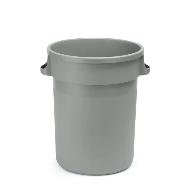 AmerBox Ronde afvalbak – 120L – lichtgrijs – duurzaam polypropyleen – Ø550x(H)690mm