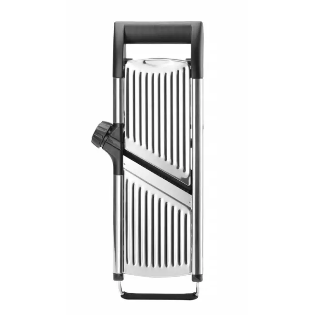 HENDI Mandoline – Verstelbare snijdikte – Inclusief julienne mesjes – Antislipvoeten – Vaatwasmachinebestendig