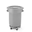 AmerBox Trolley voor ronde afvalbak – lichtgrijs – ⌀455x(H)165mm – polypropyleen