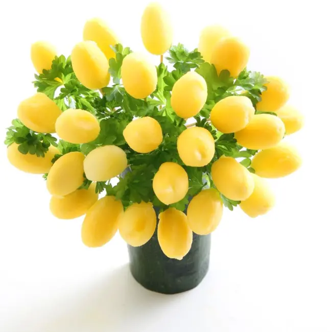 HENDI Ovale meloenbolletjeslepel – ergonomisch ontwerp – 160 mm – zwart