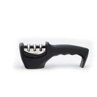HENDI Messenslijper – ergonomisch ontwerp – 3-in-1 functie – zwart – 200x46x75 mm
