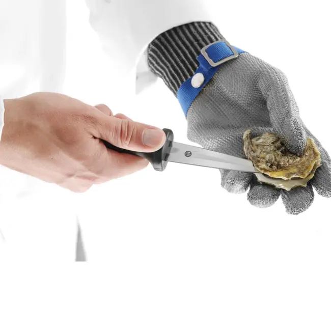 HENDI Lang oestermes – vaatwasmachinebestendig – roestvrij staal – 215 mm