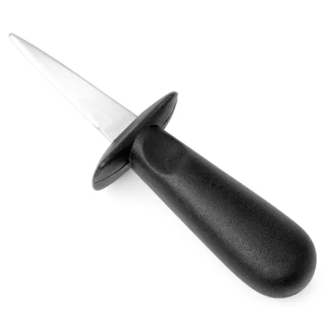 HENDI Oestermes – Recht lemmet – 160 mm – Ergonomische handgreep – Roestvrij staal