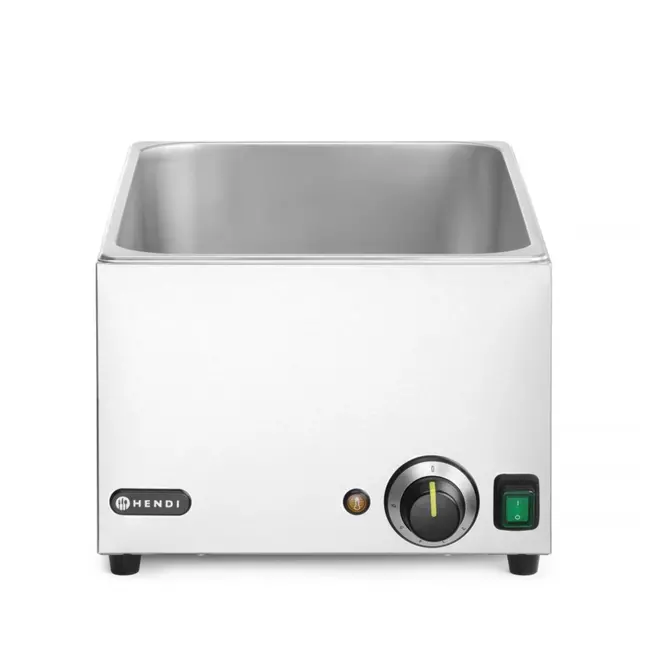 HENDI Energiezuinige bain-marie set – 3x GN 1/3 containers – roestvast staal – 230V/1000W – 590x332x242 mm