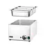 HENDI Energiezuinige bain-marie set – 3x GN 1/3 containers – roestvast staal – 230V/1000W – 590x332x242 mm