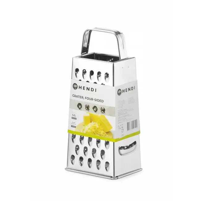 HENDI Vierzijdige rasp – roestvrij staal – vaatwasmachinebestendig – 90x65x200 mm