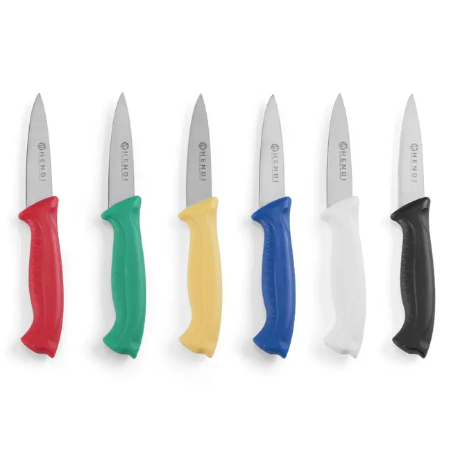 HENDI Schilmes – Groen – Polypropyleen Heft – HACCP Richtlijnen – 185 mm – Set van 6 Kleuren