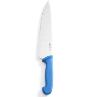 HENDI Koksmes blauw 385 mm met PP-heft voor professioneel snijden