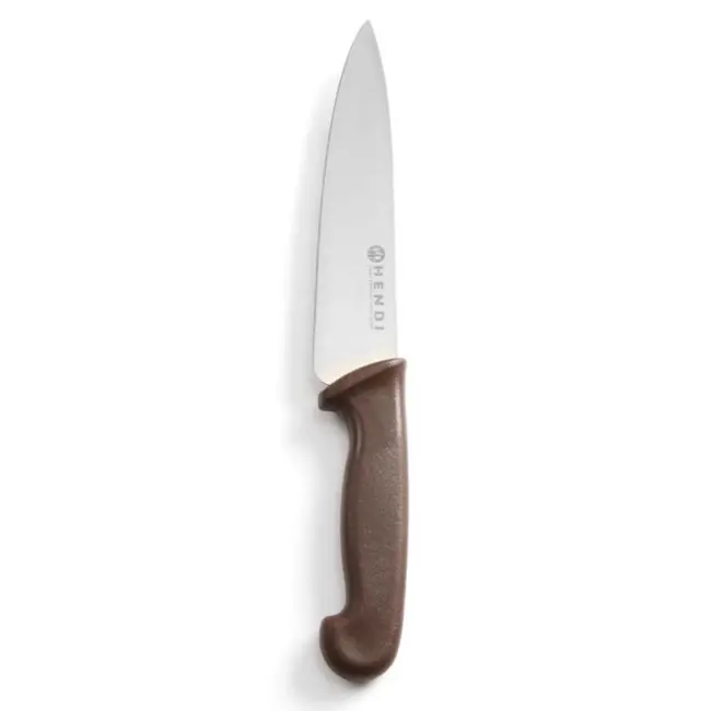 HENDI Koksmes – Bruin heft – Polypropyleen – 320 mm – HACCP richtlijnen