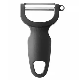 HENDI Horizontale dunschiller 110 mm met gebogen lemmet in zwart
