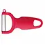 HENDI Horizontale universele dunschiller – roestvast staal – nauwkeurig gebogen blad – 110 mm – rood