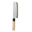 HENDI Japans Nakiri mes – Traditioneel design – Populieren handgreep – 290 mm – Zwart