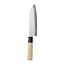 HENDI Japans Santoku mes – Populieren handvat – Roestvast staal – 290 mm – Licht hout