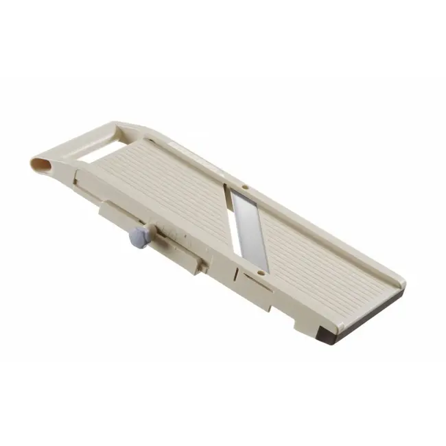 HENDI Japanse mandoline – verstelbare snijdikte – inclusief 3 julienne messen – vingerbeschermer – 380x158x47 mm