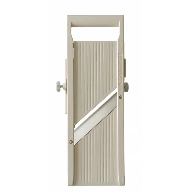 HENDI Japanse mandoline – verstelbare snijdikte – inclusief 3 julienne messen – vingerbeschermer – 380x158x47 mm