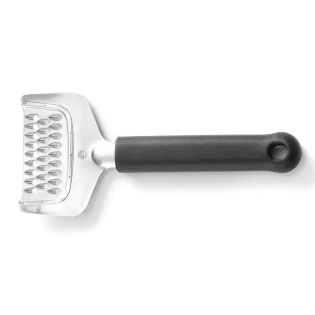 HENDI Kaasrasp – Groot handvat – Voor zachte en harde kazen – Roestvrij staal – Zwart – 170 mm