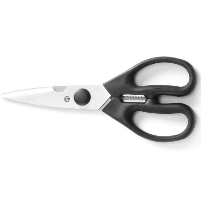 HENDI Keukenschaar – gekarteld blad – demonteerbaar – 200 mm – zwart