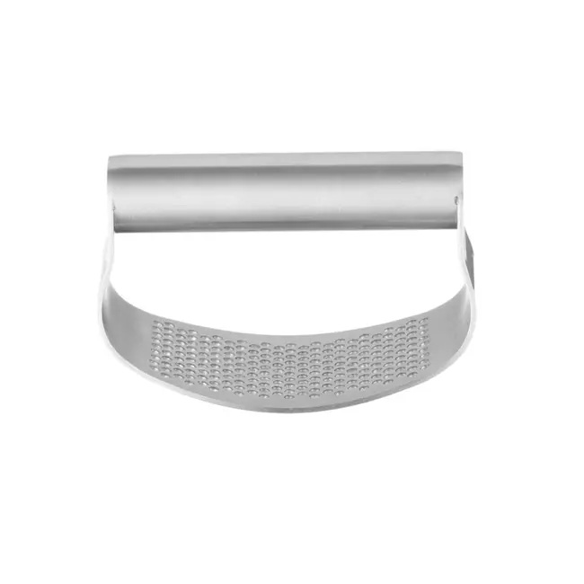 HENDI Knoflookpers – Roestvrij staal – Ergonomisch ontwerp – 105x50 mm