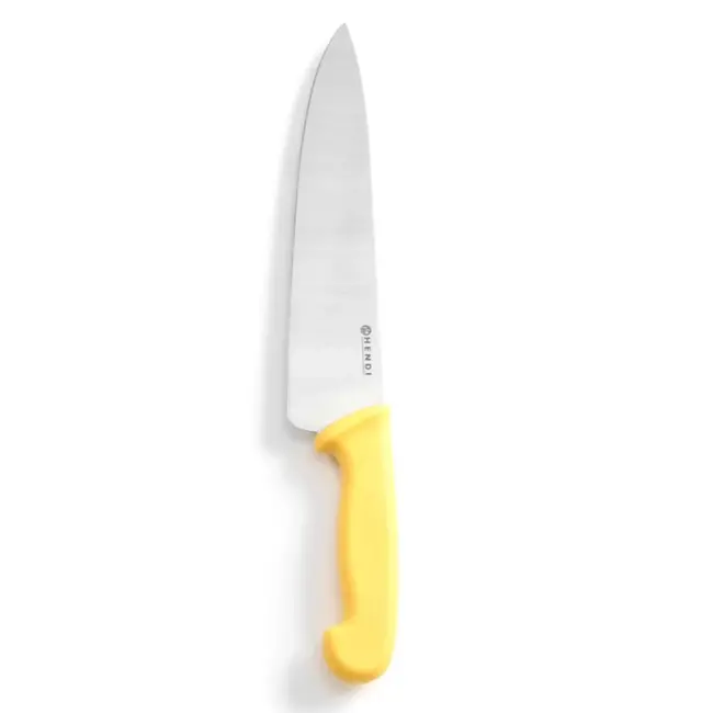 HENDI Koksmes – Geel – HACCP Polypropyleen Heft – 385 mm