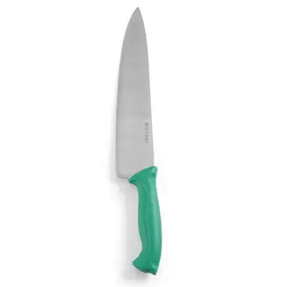 HENDI Koksmes – HACCP Polypropyleen Heft – Groen – 385 mm
