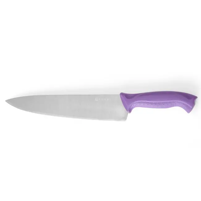 HENDI Koksmes – Polypropyleen Heft – HACCP Richtlijnen – 385 mm – Paars