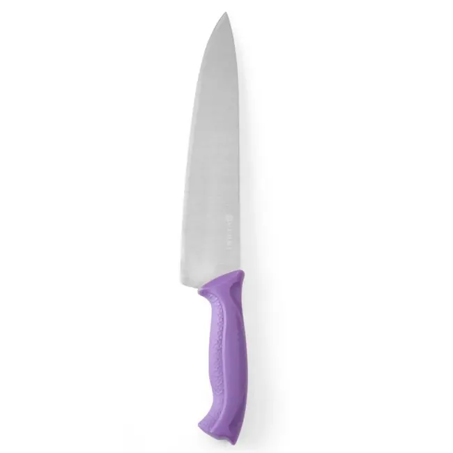 HENDI Koksmes – Polypropyleen Heft – HACCP Richtlijnen – 385 mm – Paars