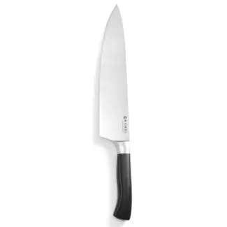 HENDI Koksmes – Profi Line – Vlijmscherp en duurzaam – 390 mm – Zwart